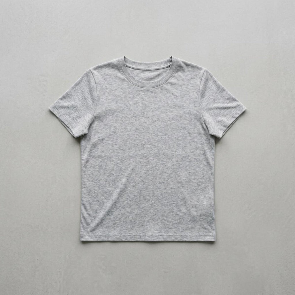Basic T-Shirt Gray Melange
