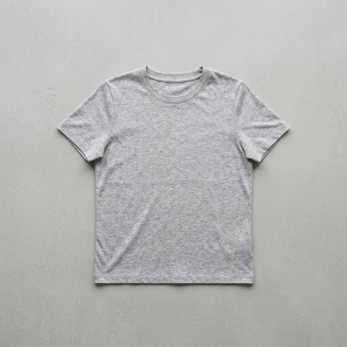 Basic T-Shirt Gray Melange