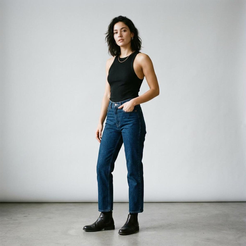Deep Armhole Tank Top