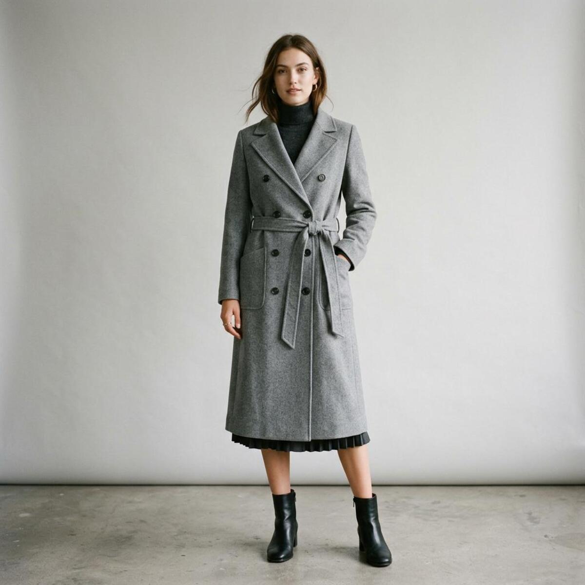 Double-Breasted Coat