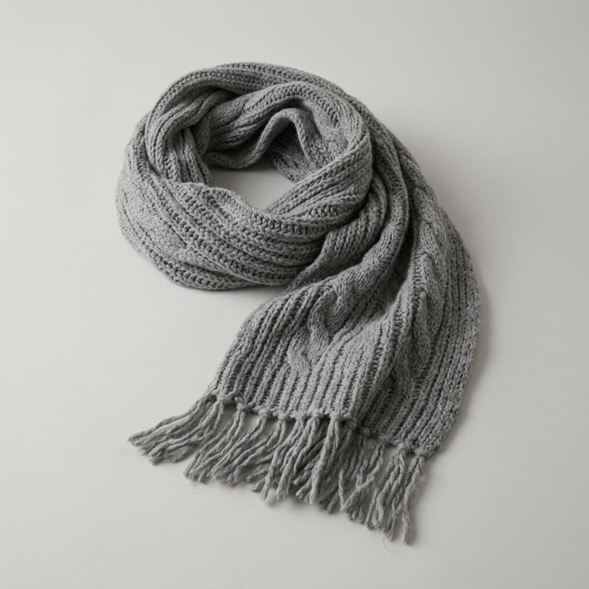 Knit Scarf Gray