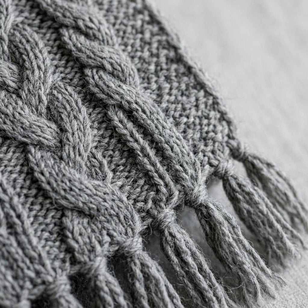 Knit Scarf Gray