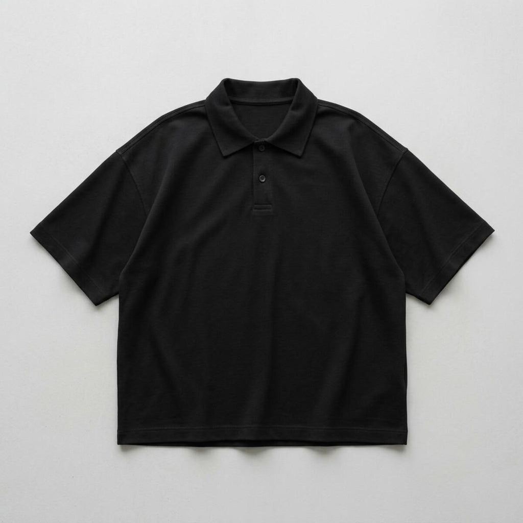 Oversize Polo Black