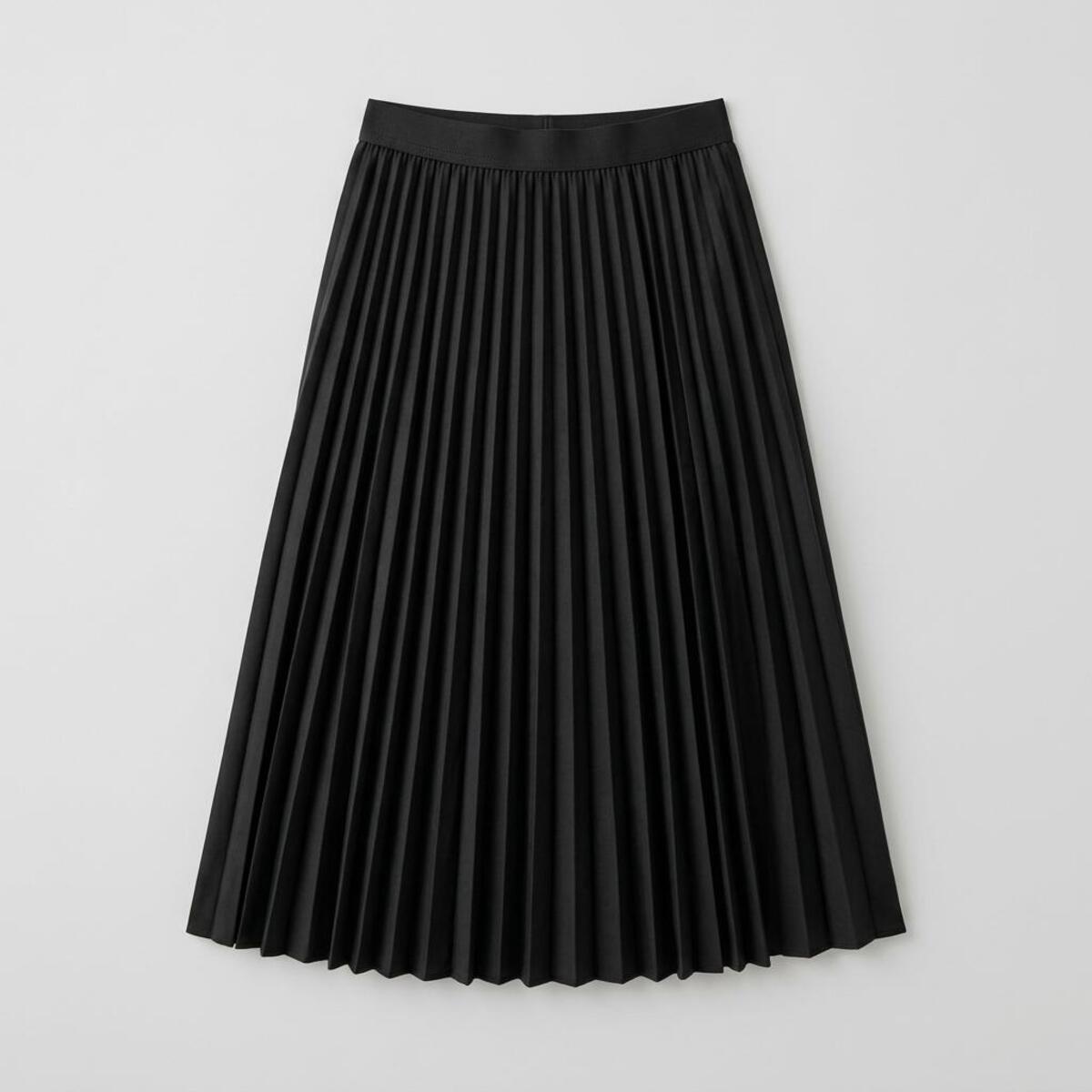 Pleated Midi Skirt