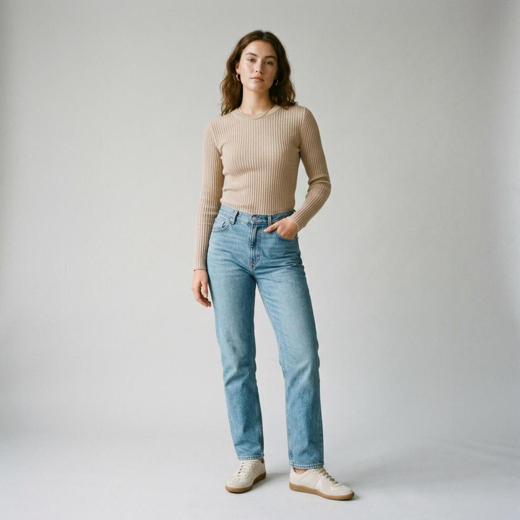 Ribbed Knit Sweater