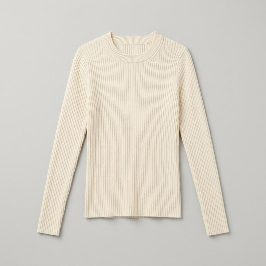 Ribbed Longsleeve Cream