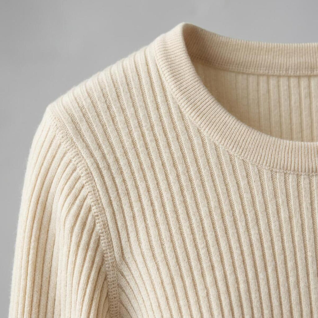 Ribbed Longsleeve Cream