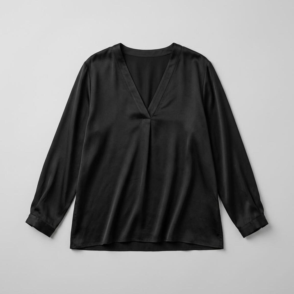 Silk Blouse Black