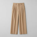 Wide Leg Trousers Beige